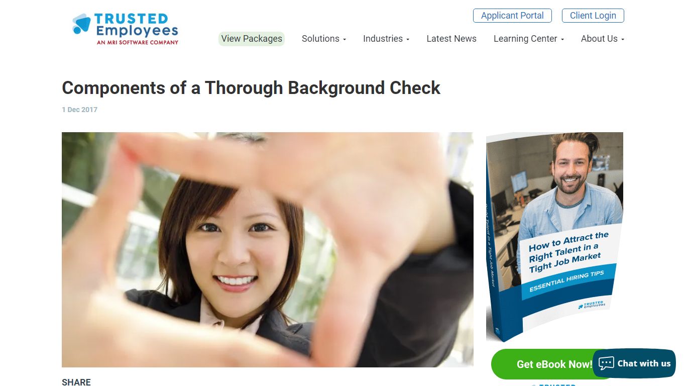 Components of a Comprehensive Background Check - Trusted Employees